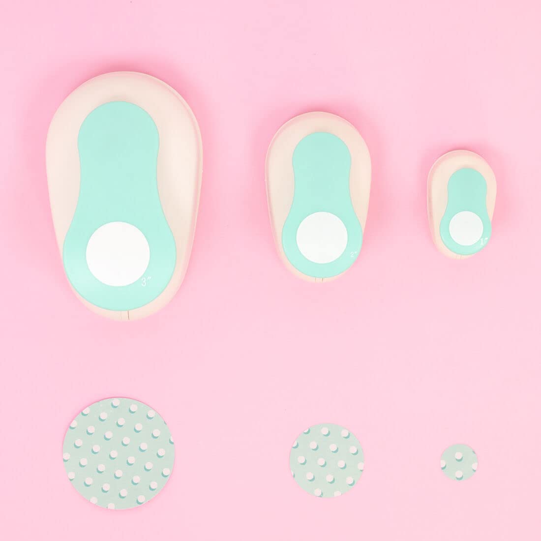 Craftelier - 1,5 Inch Circle Punch with Lever Press | Shape Hole Puncher for Paper Crafts | Round Hole Punch to Create Scrapbooks, DIY Cards & Journals | Mini Hole Punch for Paper & Cardstock.