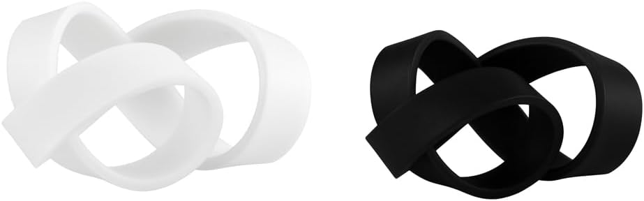 JAM PAPER Colorful Rubber Bands - Size 64 - Black & White Multi-Purpose Rubberbands - 200/Pack