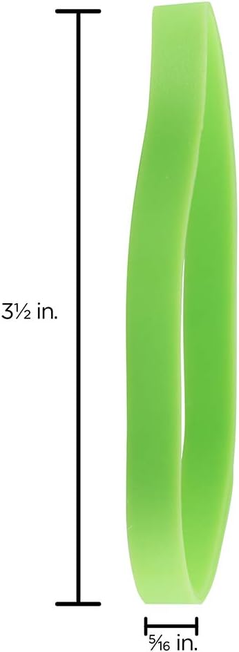 JAM PAPER Durable Rubber Bands - Size 64 - Green Multi-Purpose Rubberbands - 100/Pack