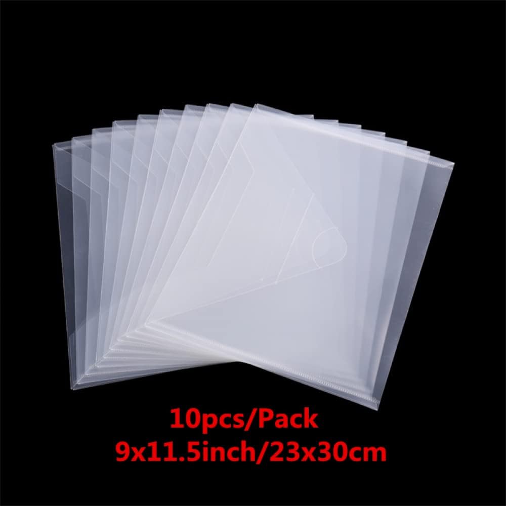 10 Pack Large Size Upgard Plastic Storage Envelopes for Dies and Stamps Plastic Reusable Envelopes Bags for Cutting Dies Stencil Embossing Crafts for DIY Scrapbooking Paper Card Craft Organizer Holder