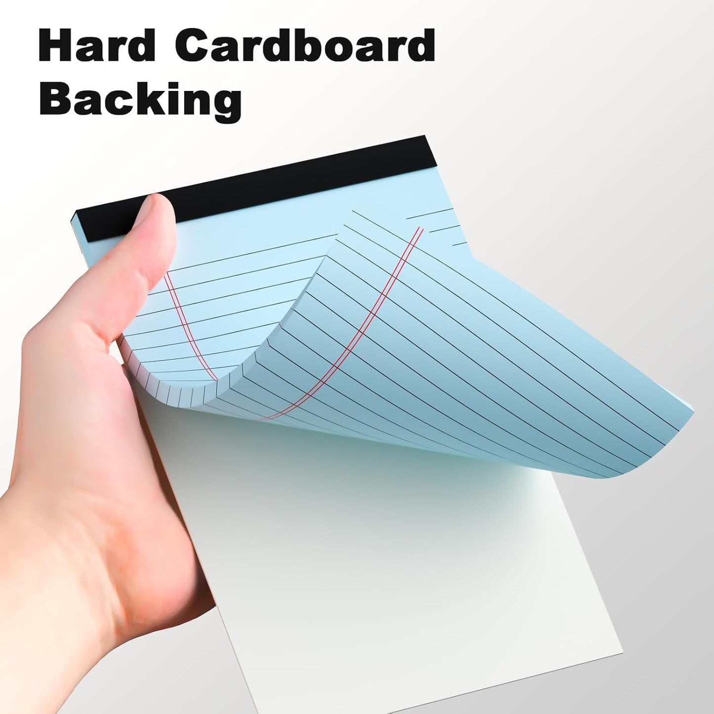 12pcs Small Legal Pads 5x8 Colored Note Pads Paper College Ruled Notepad Clear Print Writing Pads 5 x 8 Legal Pads Perforated Narrow Ruled Pads of Paper (Multicolor)