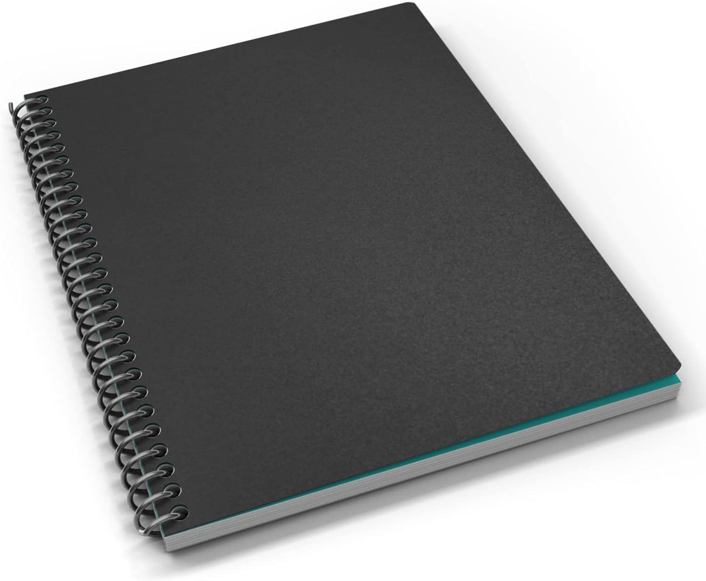 Binditek 50 Pack 16 Mil Leather-Textured Heavyduty Polycovers, Oversize Plastic Binding Presentation Backs, with 2 Round Corners, 8-3/4 x 11-1/4", Black, Office School Supplies