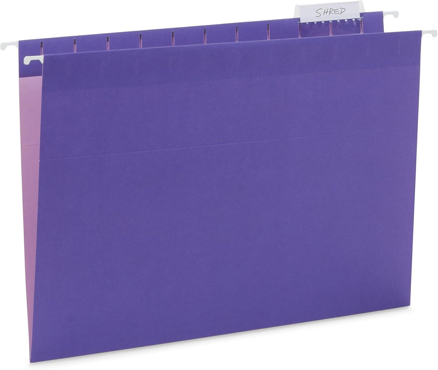 Blue Summit Supplies 25 Jewel Tone Hanging File Folders Letter Size with Tabs, Reinforced Hanging File Folders Jewel Tone, Includes Plastic Tabs and Inserts