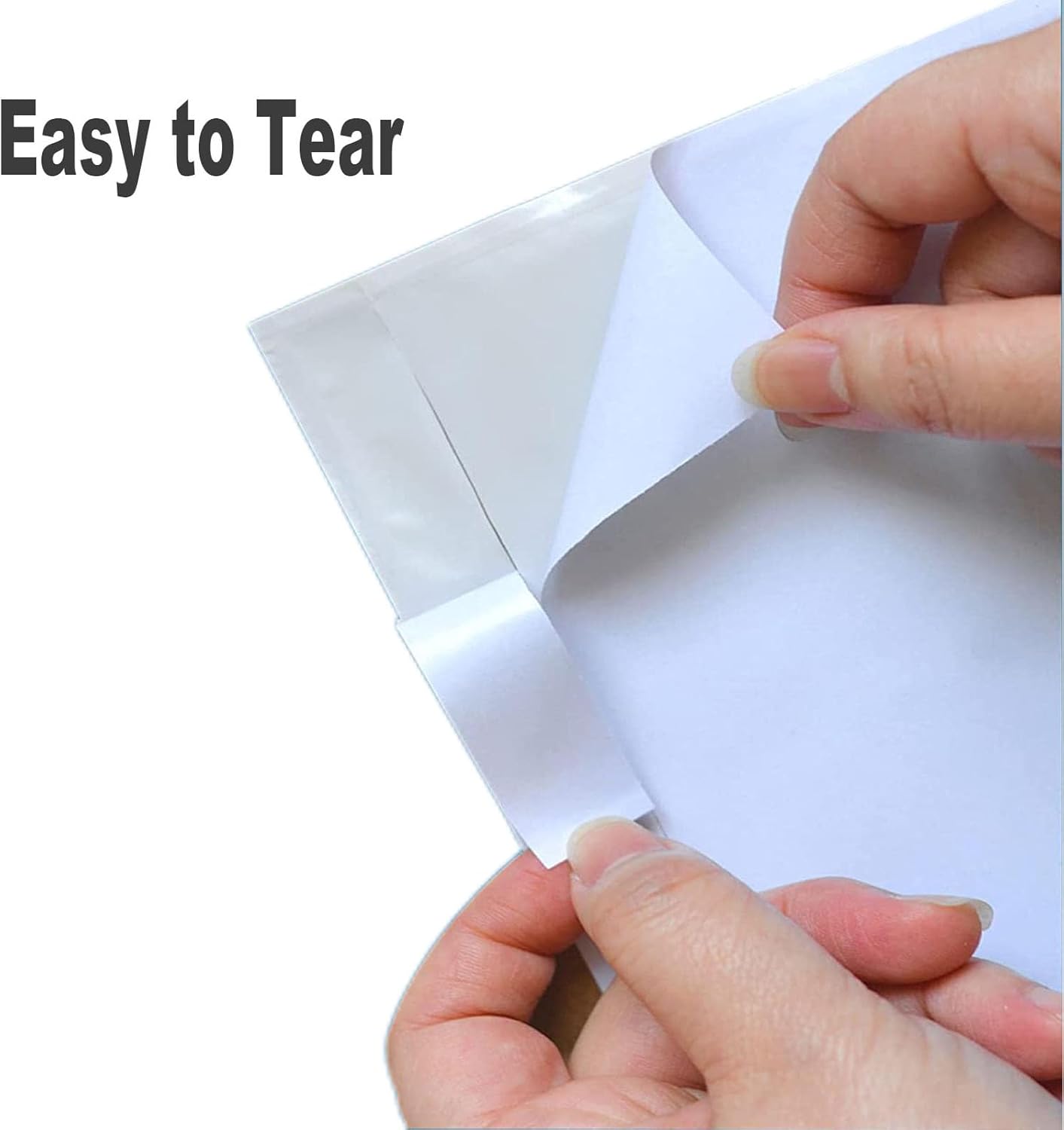 200 Pcs 7.5x5.5 Packing List Mailing Envelopes Shipping Envelopes Packing List Clear Adhesive Shipping label sleeves Shipping Supplies for Small Businesses