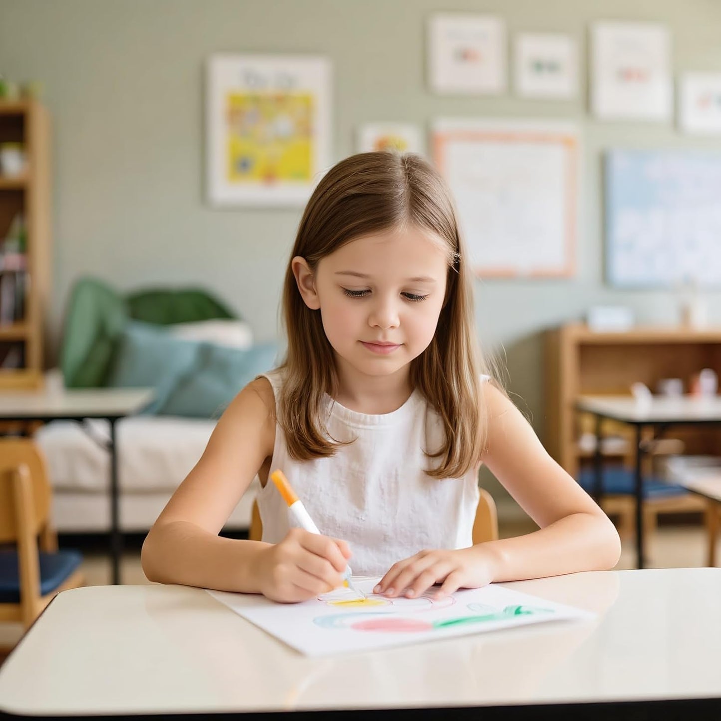 14 Pcs 4.1 Inch 7 Colors Mini Neon Dry Wet Erase Markers, Acrylic Board Color Neon Markers Pens for LED Drawing Message Writing Note Board with Colors