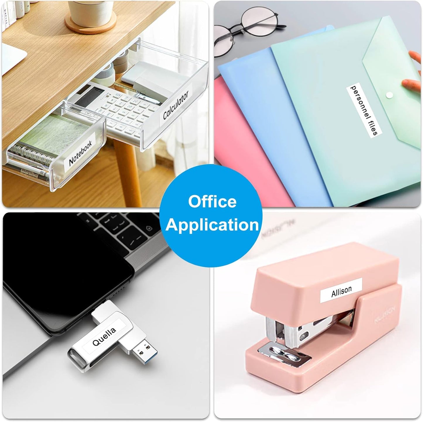 2PK TZe231 Label Maker Tapes Replacement for Brother P Touch Label Tape 12mm 0.47 Laminated White TZe-231 TZ-231 Compatible with Brother PTD220 PTH110 PTD400 PTD600 PT1900/1910