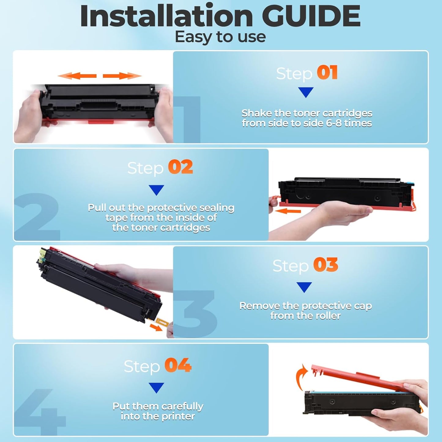CF226X 26X Toner Cartridges Black (2-Pack) for HP 26X 26A CF226A, Laser Jet M402n M426fdw Toner Cartridges, CF226 for Laser Jet pro M402n M426fdw M402dn M402dw M402m Pro MFP M427dw M426dw M426fdn