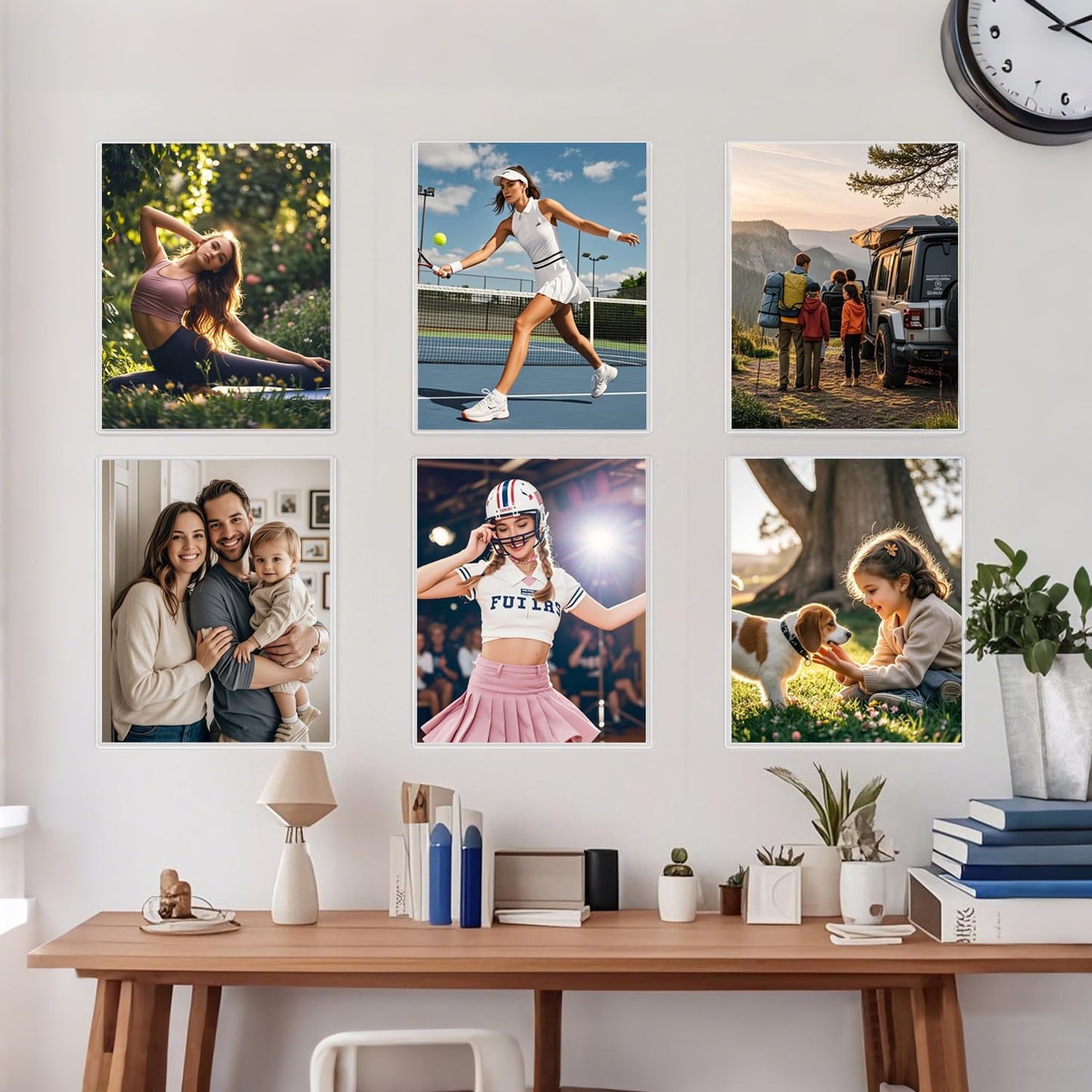 25PCS 6" x 9" Clear Rigid Card Sleeves – Waterproof Hard Plastic Protectors for Postcards, Prints, Photos, Trading & Sports Cards – Top Load Jumbo Sheet Holders