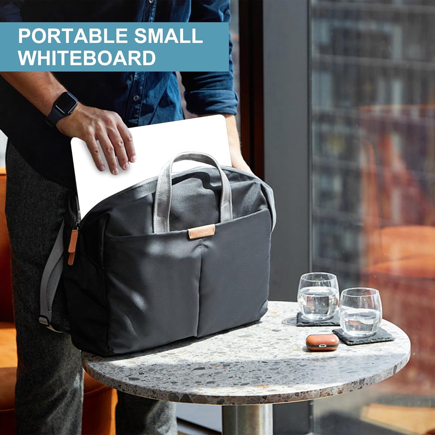 Dry Erase Lapboards Student Pack of 12,9x12 inch Double Sided White Boards,Small Mini White Dry Erase Boards for Students Whiteboards Including Mini Dry Erase Erasers and Colored Markers