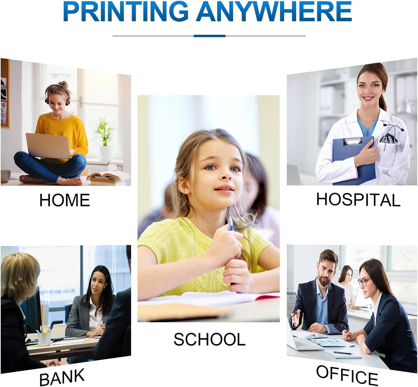 201A Toner Cartridges 4 Pack(with Chip) Comaptible with 201A Toner Cartridges, Works for Color Pro MFP M277dw M277c6 M252dw M252n M252 M277 M277n Ink Printer (Black Cyan Yellow Magenta)