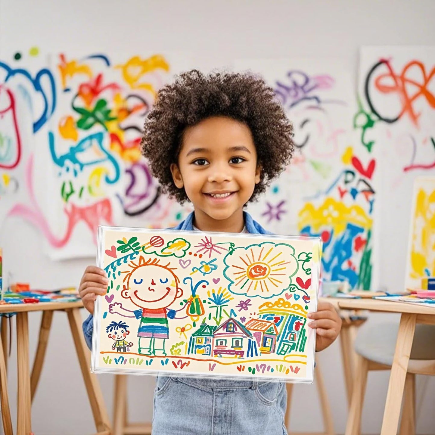 25PCS 8" x 10" Clear Rigid Card Sleeves – Waterproof Hard Plastic Protectors for Postcards, Prints, Photos, Trading & Sports Cards – Top Load Jumbo Sheet Holders