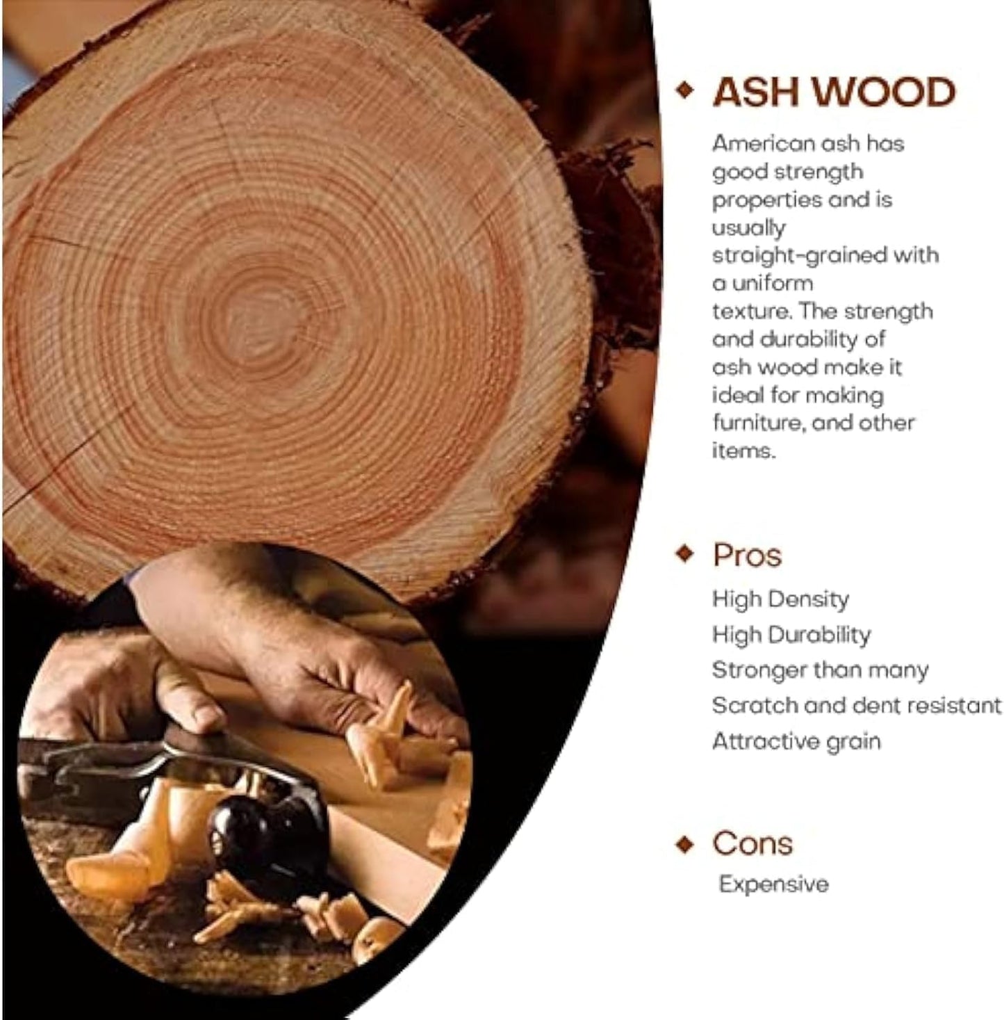 Coat Rack Freestanding Tree Stand with 8 Hooks, 79'' Heavy Duty Premium Ash Wood Hanger Stand, Floor Standing Clothes Hat for Entryway, Corner,Hallway,Bedroom, Office,Brown-Style 2