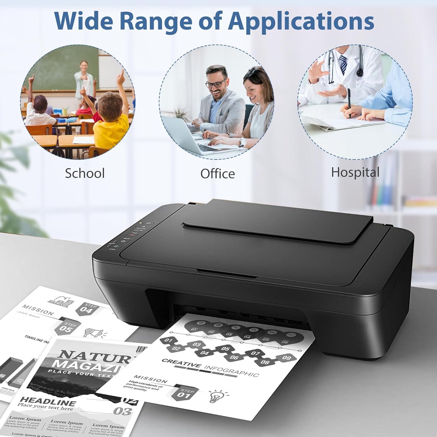 414A Toner Cartridges 4 Pack Compatible with HP 414A W2020A 414X W2020X Toner (with Chip) Works for Pro MFP M479fdw M454dw M454dn M455dn M479fdn Printer (1BK+1C+1M+1Y)