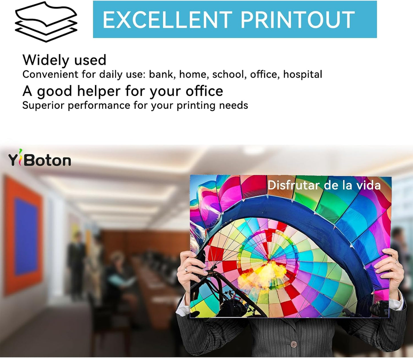 C125 P C125 MF Black Cyan Magenta Yellow Toner Cartridge Replacement for Ricoh 434060 434061 434062 434063 Toner Cartridge Use Compatible for Ricoh C125P & C125MF Printer