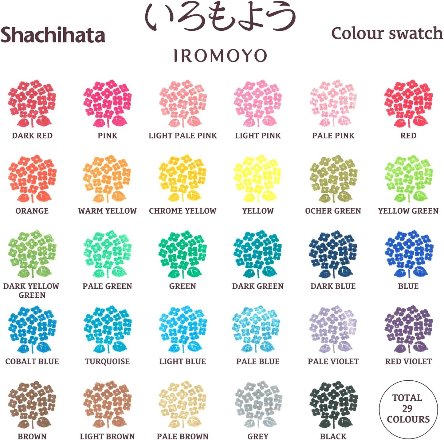 IROMOYO Stamp PAD, Traditional Japanese Ink Colour, Oil-Based Ink pad - Green