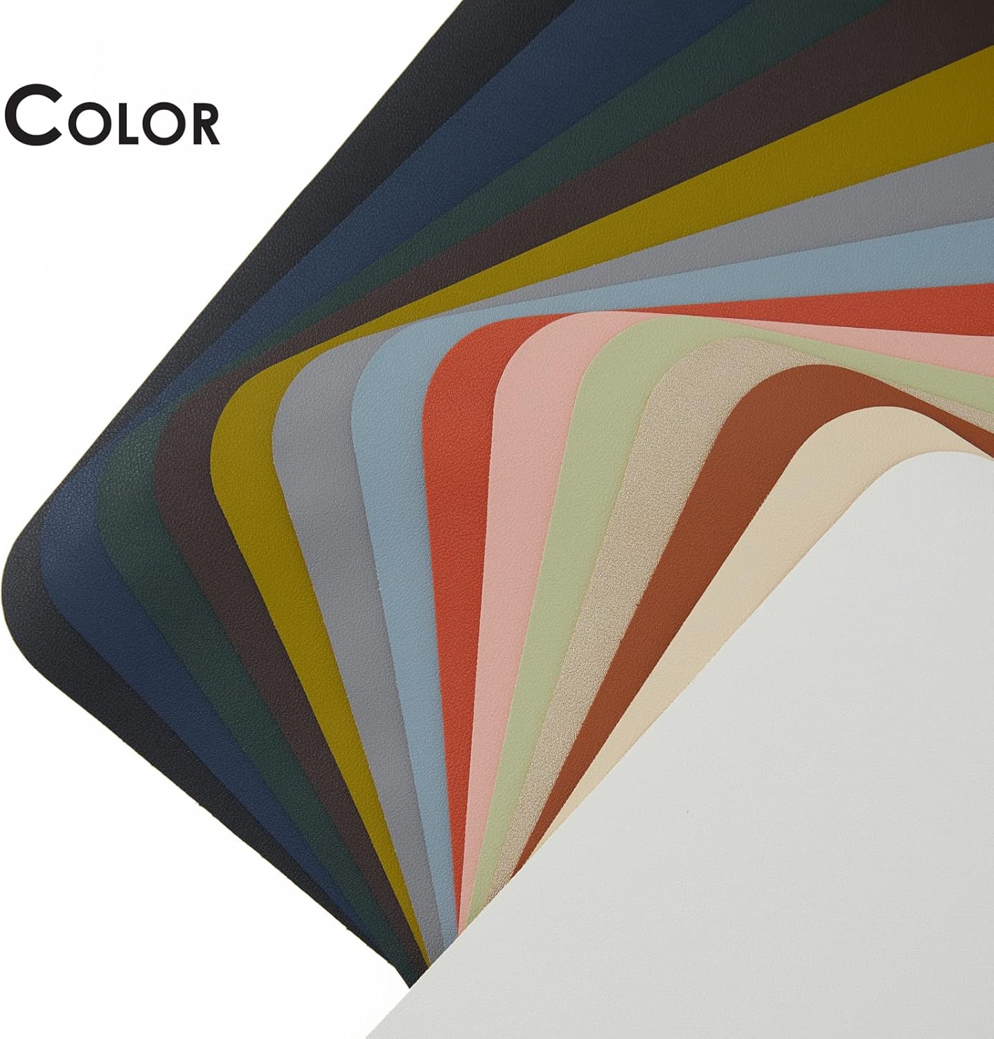 Cork Desk Mat - Dual-Sided Desk Pad for Office and Home - Desk Organization and Accessories - Ideal for Large Mouse Pad and Desk Mats on Top of Desks(Orange,80cmx 40cm)