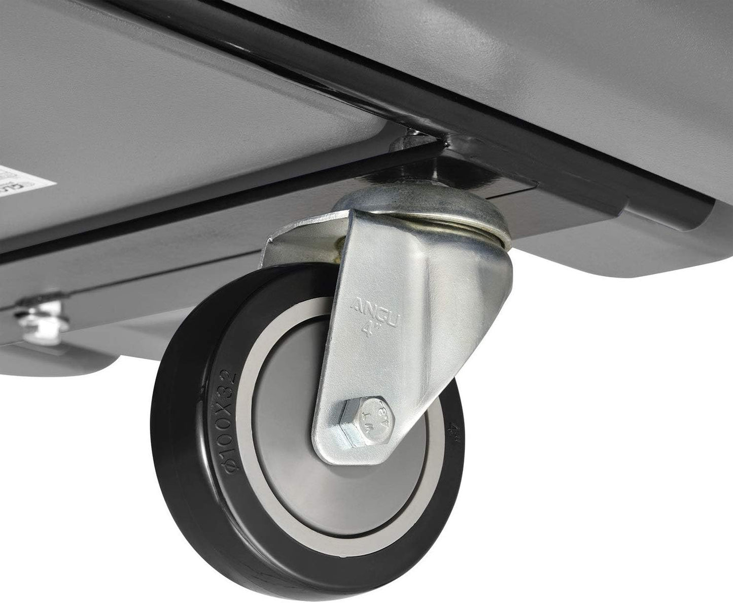 Global Industrial Standard Duty Plastic Tilt Truck 1/2 Cubic Yard Capacity 850 Lb. Capacity, Gray, Cart for Construction Commercial Industrial Transportation