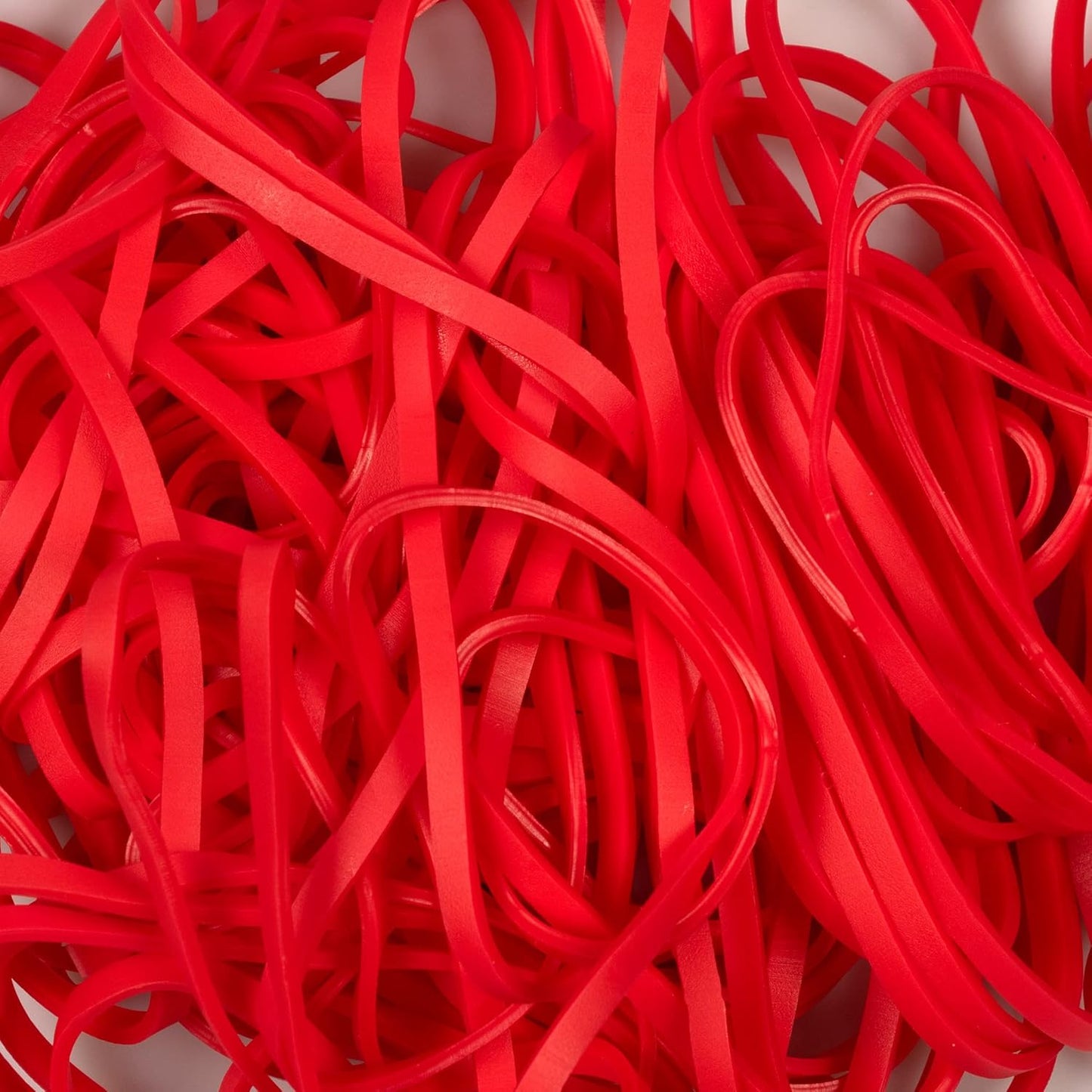 JAM PAPER Colorful Rubber Bands - Size 33 - Red Rubberbands - 100/Pack