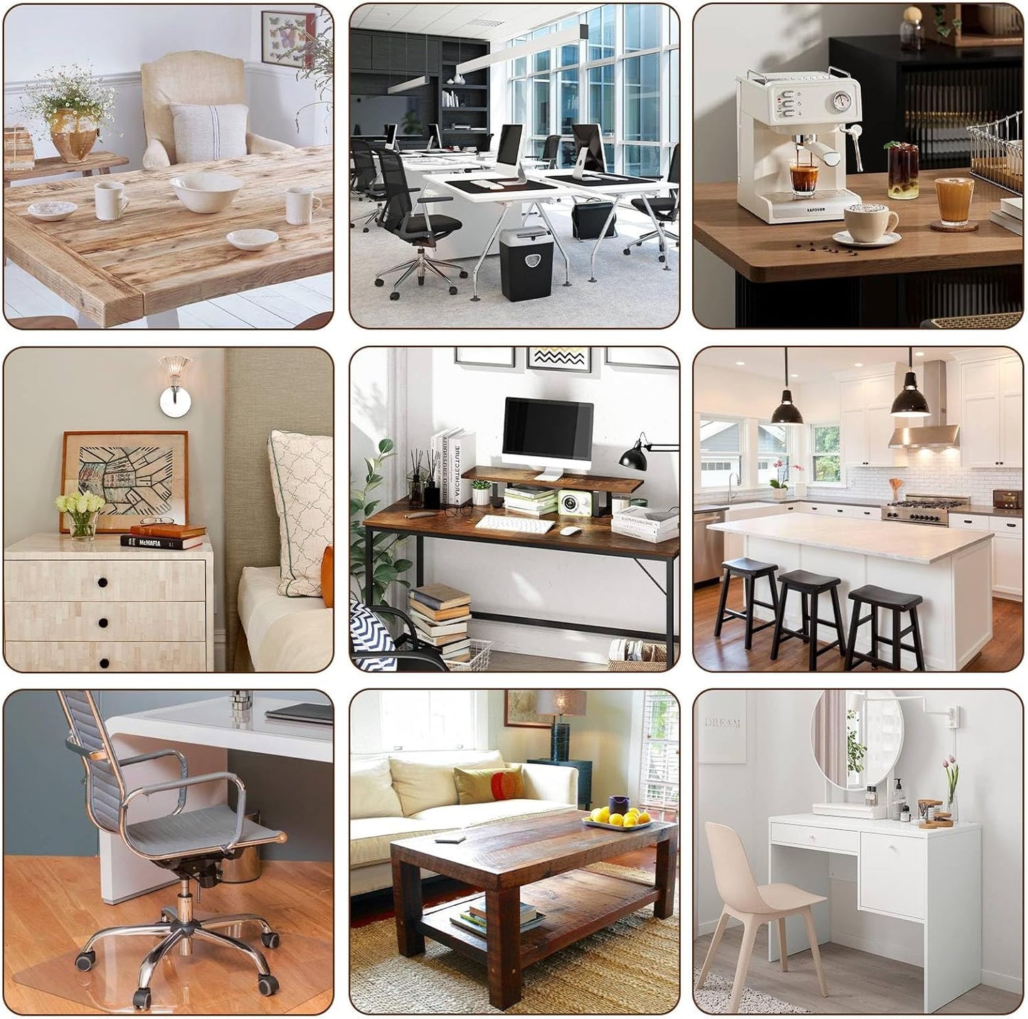 Clear Table Cover Protector 16 x 32 Inch, 2mm Thick Clear Desk Mat, Plastic Table Cover, Transparent Desk Cover, Desk Protector Mat for Desktop, Writing Desk