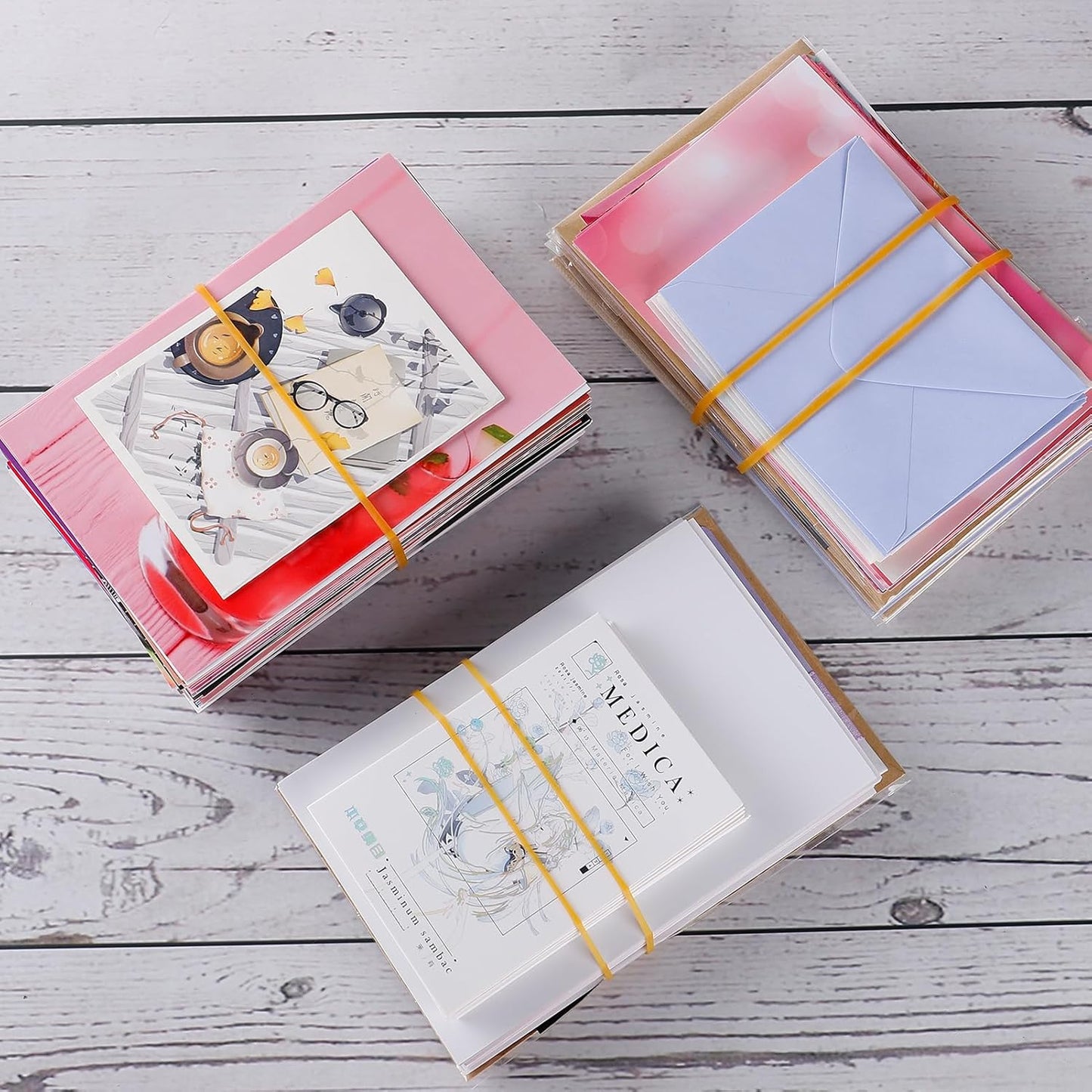 120 Pieces Heavy-duty Rubber Bands, Large Latex Rubber Bands, Thick Elastic Rubber Wrapping Bands for Office Tie Up Garbage Bag Notebook File Packing (Yellow 3.8in Long)