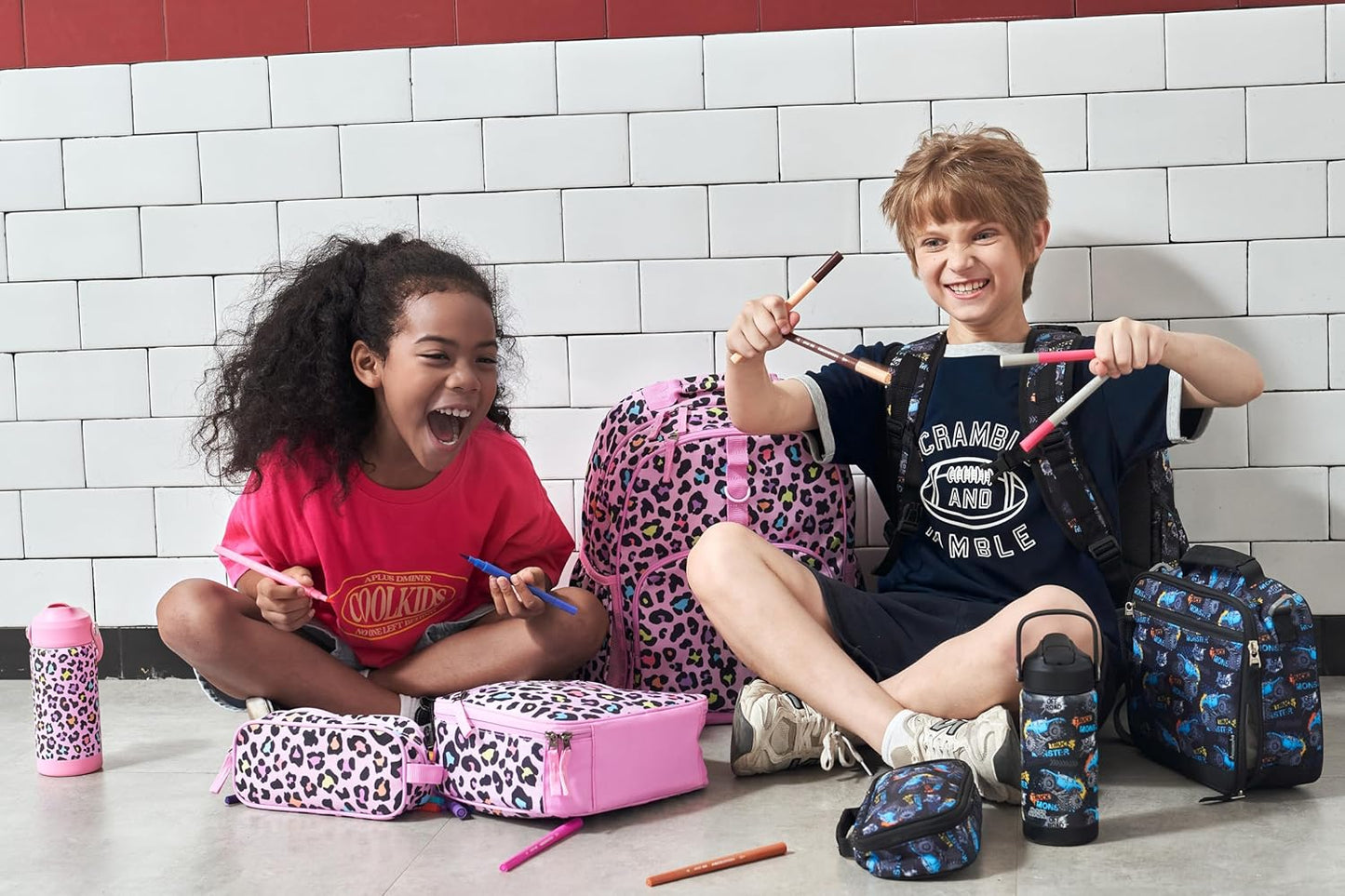 Choco Mocha Galaxy Pencil Case for Boys, Soft Pencil Case Kids Pencils Pouch for Kindergarten Boys, Black