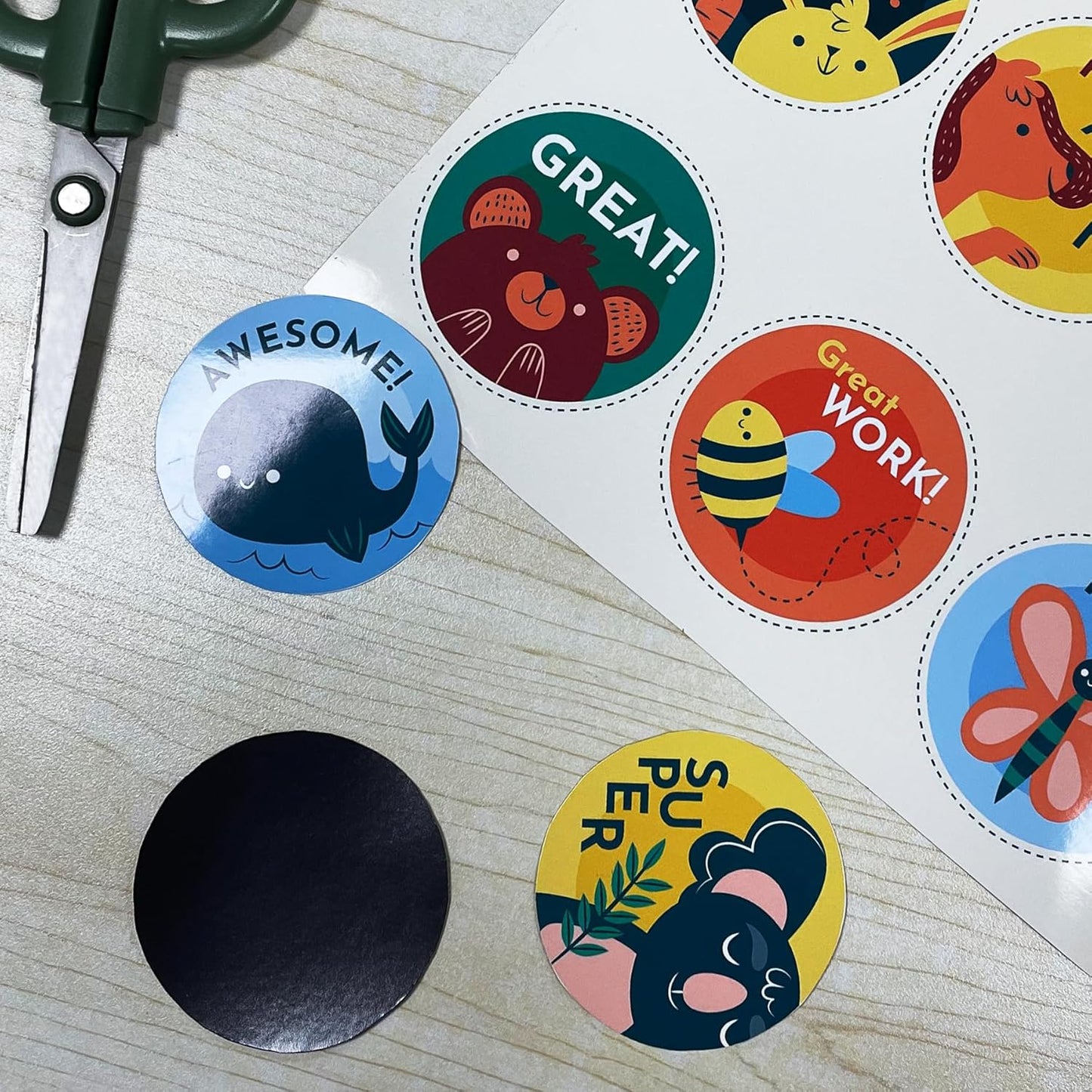 Bulk Printable Magnet Glossy 50 Sheets for inkjet printer Make Refrigerator Photo 13.5mil 8.5 x 11 inches Thick magnetic printer paper for cricut