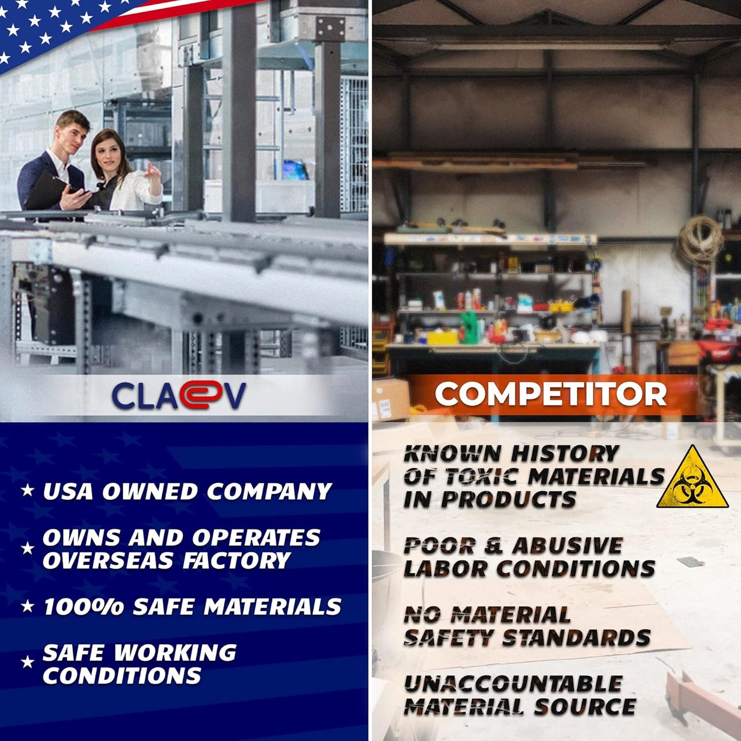 Claev Fast Seal Vertical 4x6 Passport & Card Holders (4x6 Extra Large (XXL), 50 Pack), Clear Waterproof ID Plastic Name Card Badge Holders for Travel, Conferences, Conventions