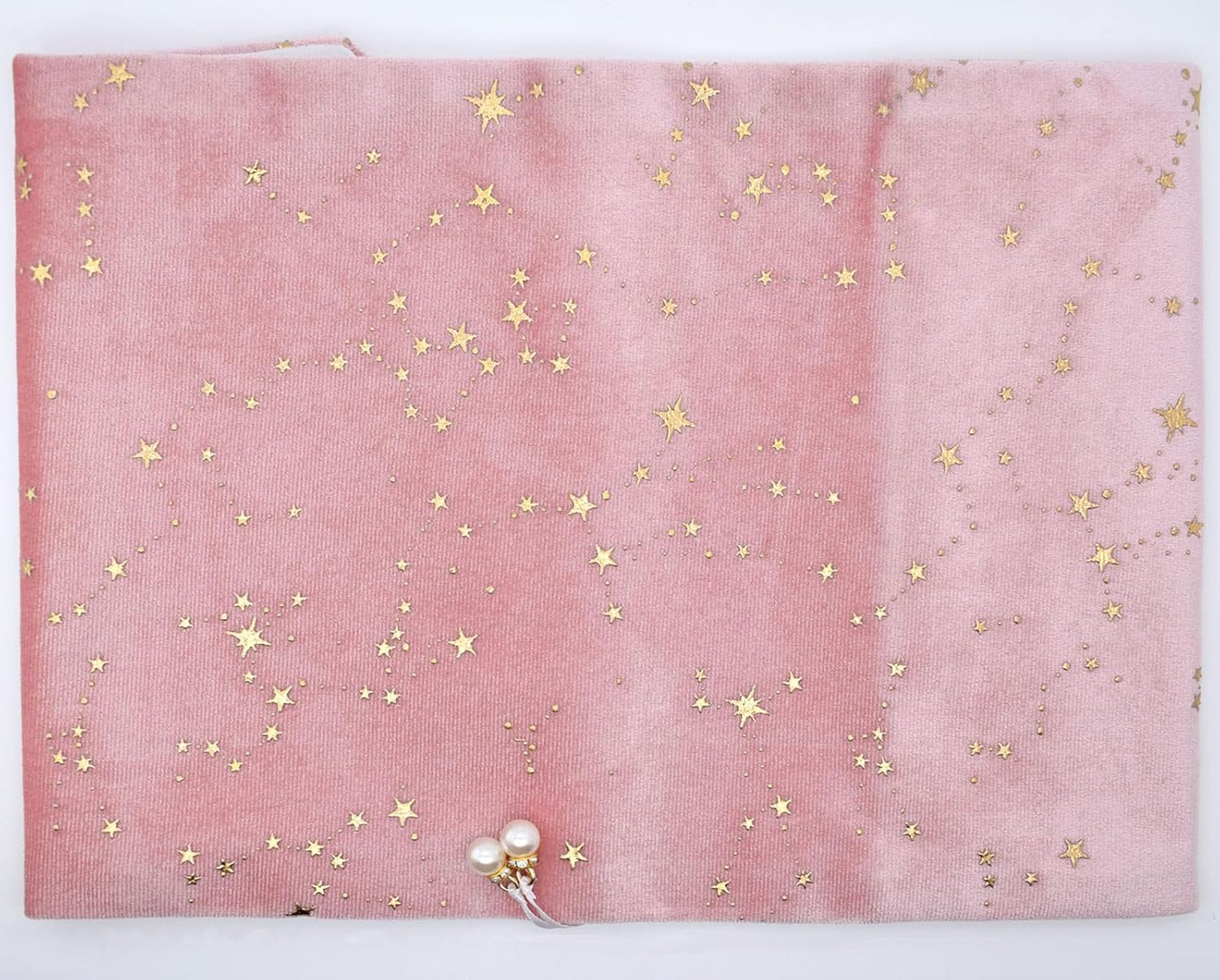 BLBMH Book Covers for Paperbacks Fit for 5.5x8.5 inch Book Bible Adjustable Book Sleeve Cover for Women Over 15 Soft Cloth Protector for Bible Novels - Stars Pink