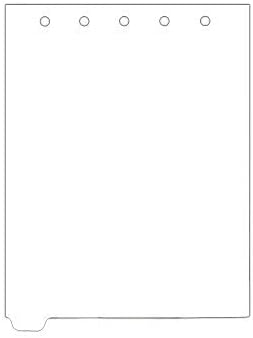 Carstens - Heavy Duty Plastic Ring Binder Dividers, Bottom Tab, 1/9 Cut, Tab 1 Position, US Letter, White, Pack of 10, (2619-20) - Ideal Medical Chart Dividers or Index Tabs for 3 Ring Binders