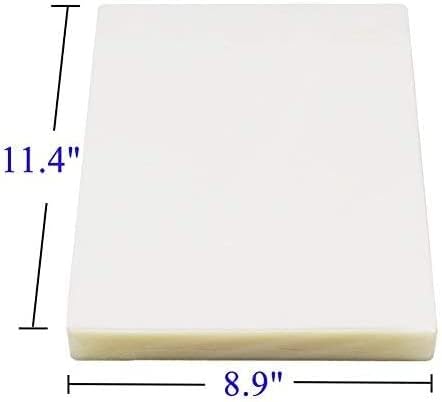 Immuson Thermal Laminating Pouches 8.9 x 11.4, 3Mil Thickness, Crystal Clear Finish, 3000 Pack