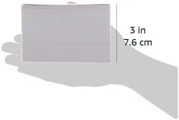 Amazon Basics Paper Flash Ruled Index Note Cards, Heavy Weight, White, 3 x 5 Inch Card, 300 Count, 100 Pack of 3