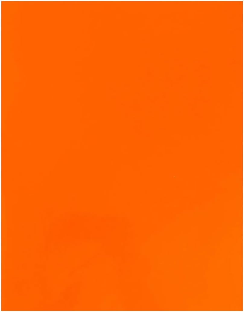 JAM PAPER Custom Printed Semi-Gloss Folders with Round Corner Pockets - Personalized Logo & Text - 10 pt C2S - Orange - 250/Pack