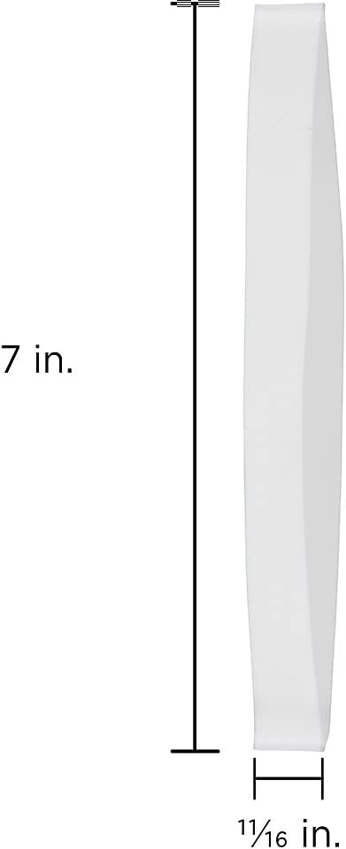 JAM PAPER Durable Rubber Bands - Size 107 - White Multi-Purpose Rubberbands - 50/Pack