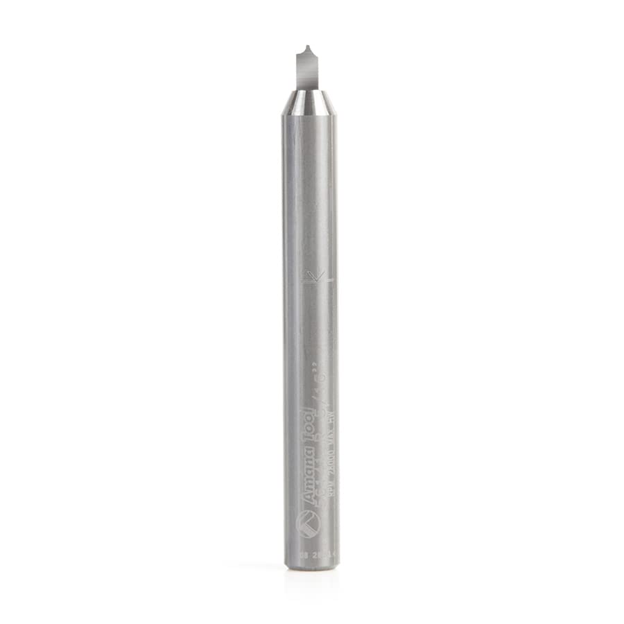 Amana Tool - 56141 Solid Carbide Pt. Cutting Roundover 1/32 Radius x 5/64 Dia x 3/16 x 1