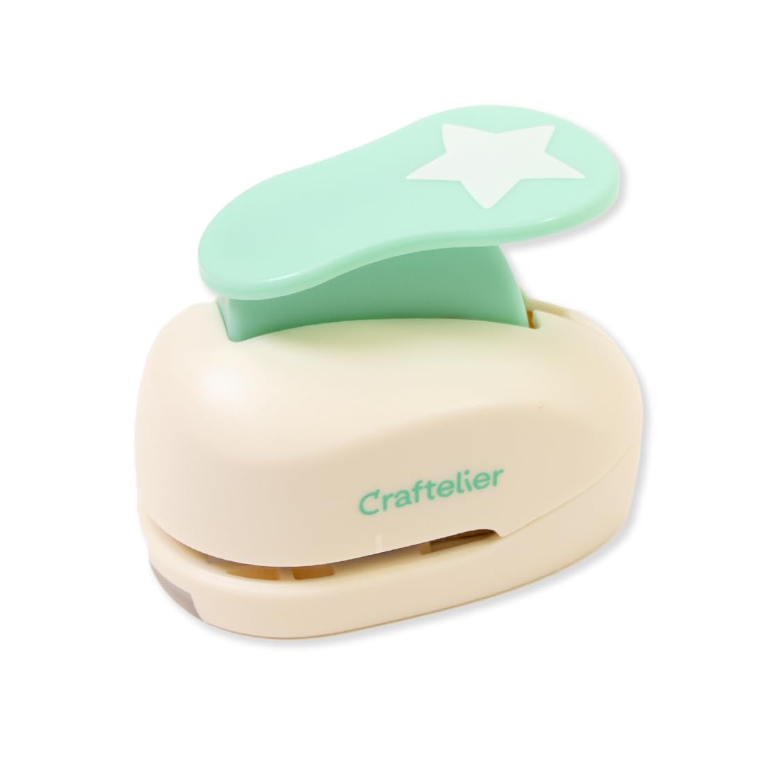 Craftelier - 1 Inch Star Hole Punch with Lever Press – Star Hole Puncher for Paper Crafts | Punch for Scrapbooking, DIY Cards & Journals | Hole Punch Shapes for Paper & Cardstock.