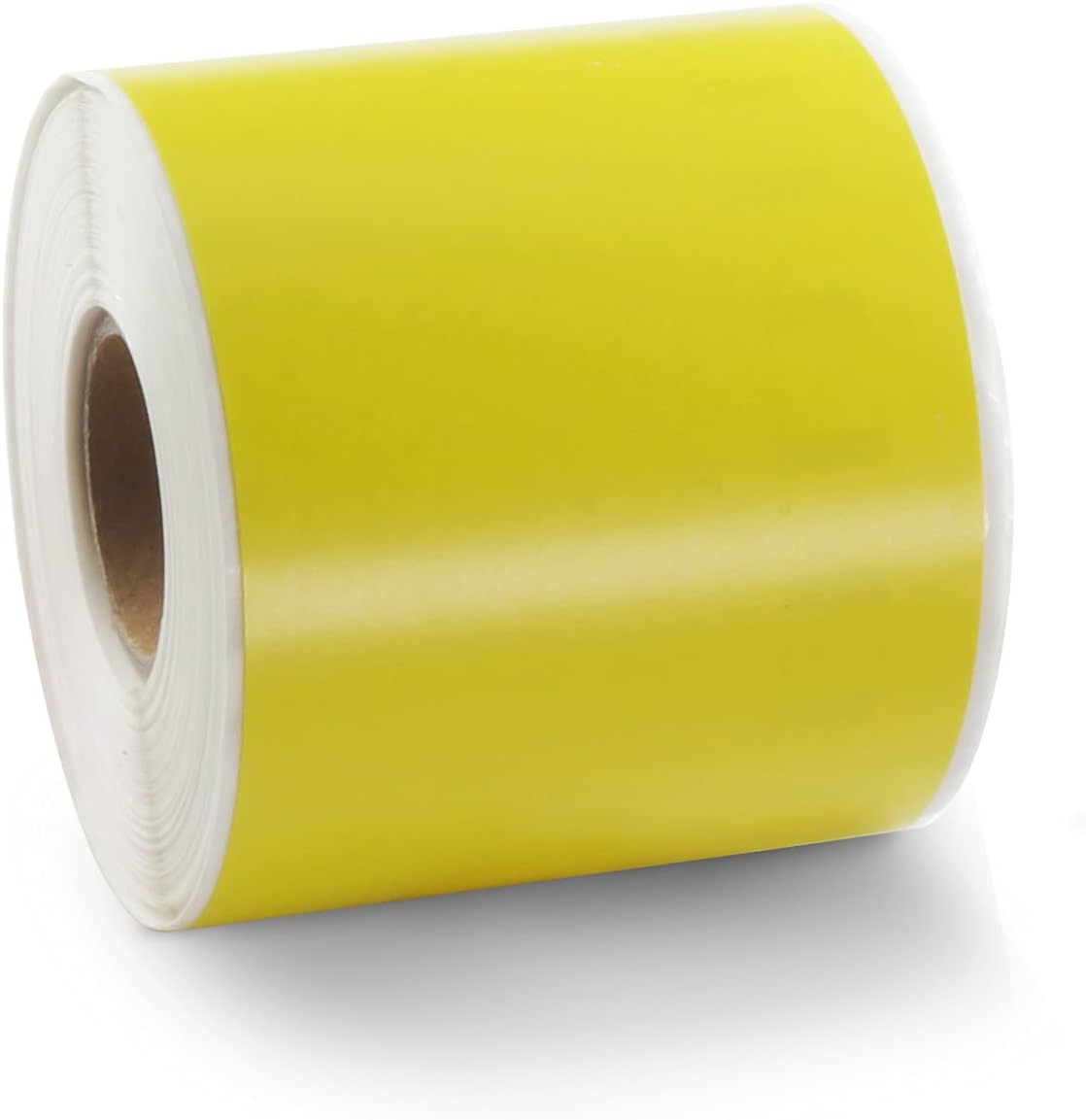 BETCKEY Colored Labels Compatible with Dymo 99019 (2-5/16" x 7-1/2") for Files, Folder, Binders, Compatible for Dymo LabelWriter Thermal 450, 4XL & Zebra Desktop Printers [1 Roll, Yellow]