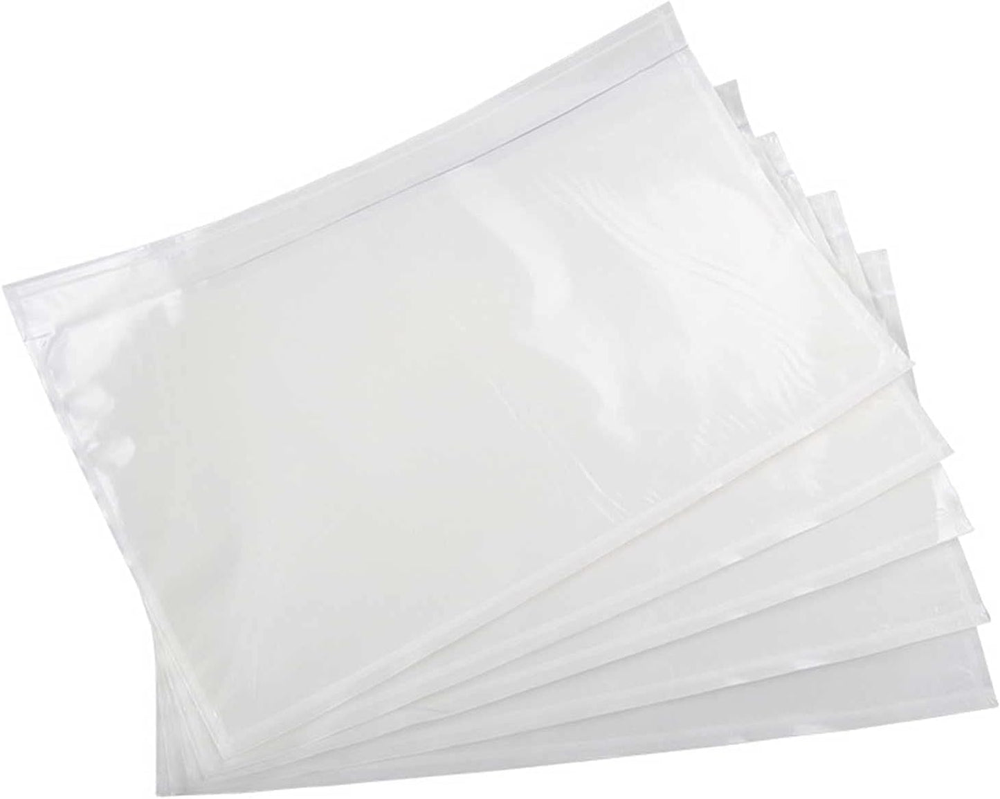 7.5'' x 5.5'' Packing List Pouches, Shipping Label Envelopes Clear Adhesive Top Loading Packing List - 50 Pack