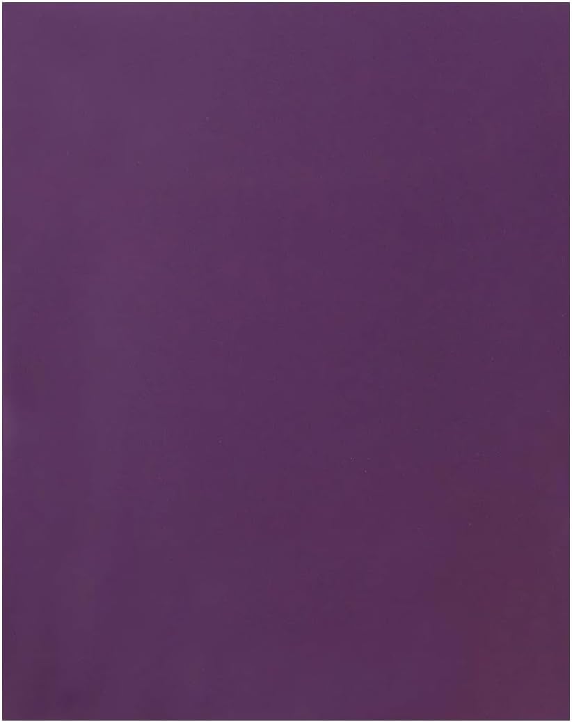 JAM PAPER Custom Printed Semi-Gloss Folders with Round Corner Pockets - Personalized Logo & Text - 10 pt C2S - Purple - 100/Pack