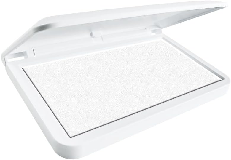 COLOP Make Series, Ink Stamp Pads, with Non-Toxic Premium Ink, Water-Based Acid-Free (Frozen White, Make 1-1-15/16" x 3-1/2")