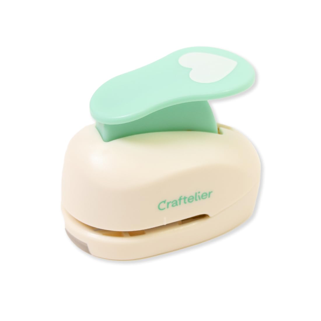 Craftelier - 1 Inch Heart Hole Punch with Lever Press | Hole Puncher for Paper Crafts | Heart Punch for Scrapbooking, DIY Cards & Journals | Hole Puncher for Paper & Cardstock.