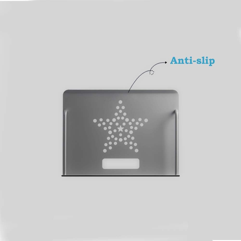 Drsn Universal Ceiling Mount with Tray, 11.4-22 inches Adjustable, No Hole Installation, Aluminum Alloy, in-Tube Cable Routing, Universal Ceiling Mount for Projector/Camera, Wall/Ceiling