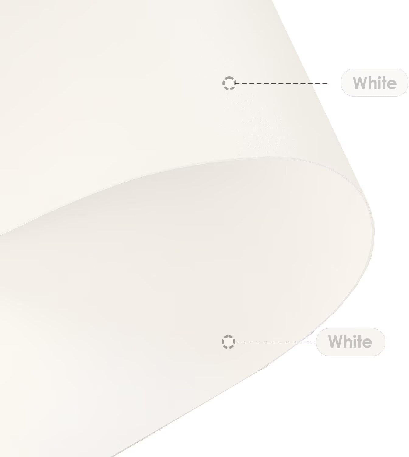 Bedside Table Cover - 17x30 Inch Waterproof Easy to Clean Can Conceal Flaws Protector The Table Top from Scratches Used for Dining (White+White 17x30)