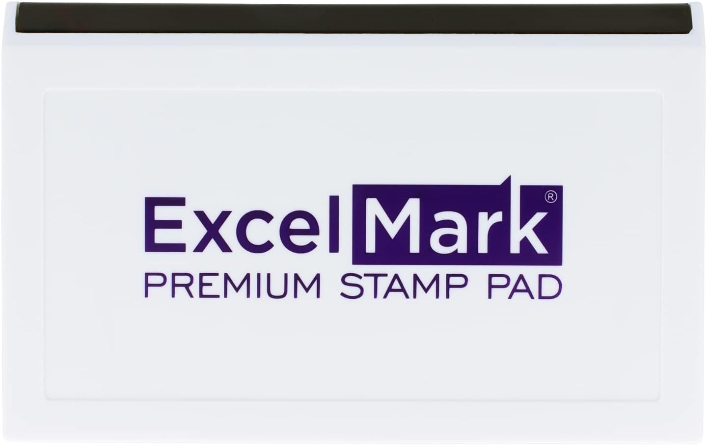 ExcelMark Rubber Stamp Ink Pad Extra Large 3-7/8" x 7" (Purple)