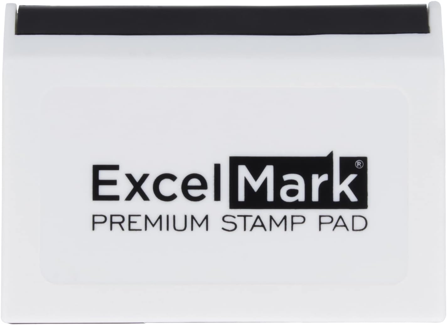 ExcelMark Ink Pad for Rubber Stamps 1-7/8"by 3-1/8"- Black