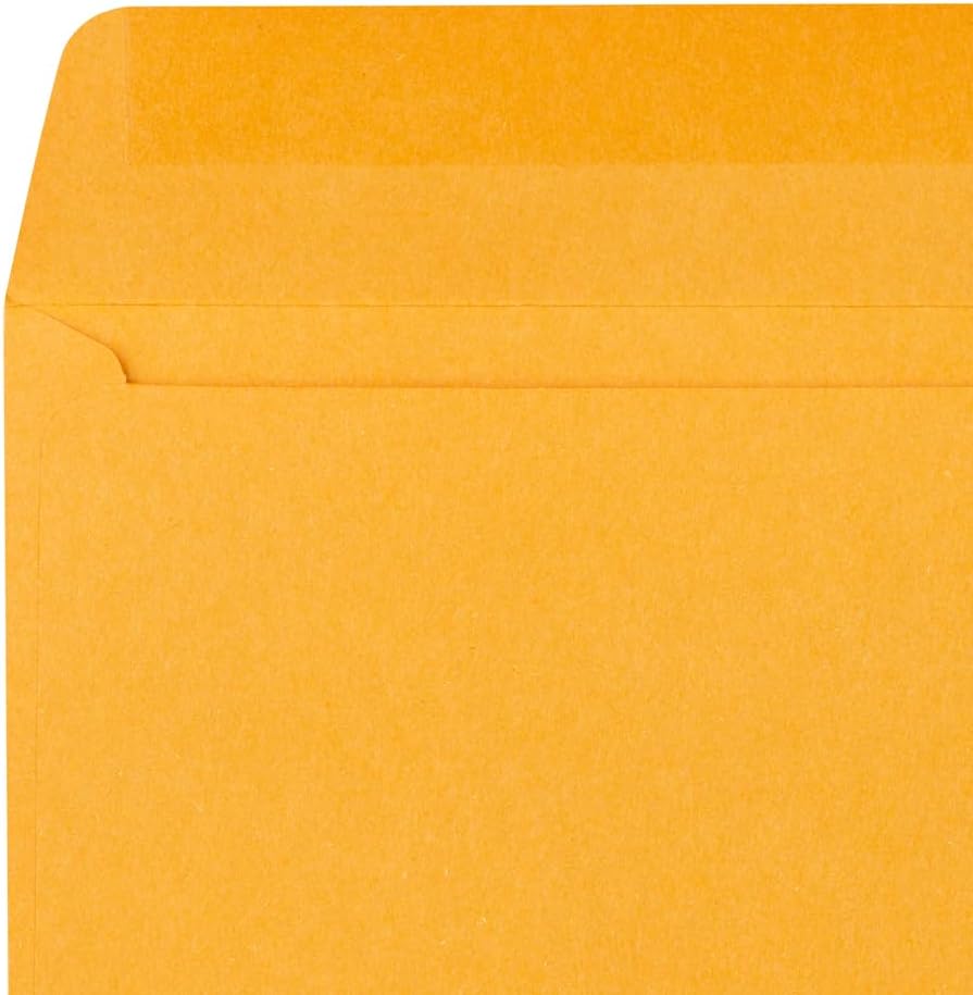 JAM PAPER #12 Envelopes - 4 3/4 x 11 - Brown Kraft Manila - Bulk 250/Box
