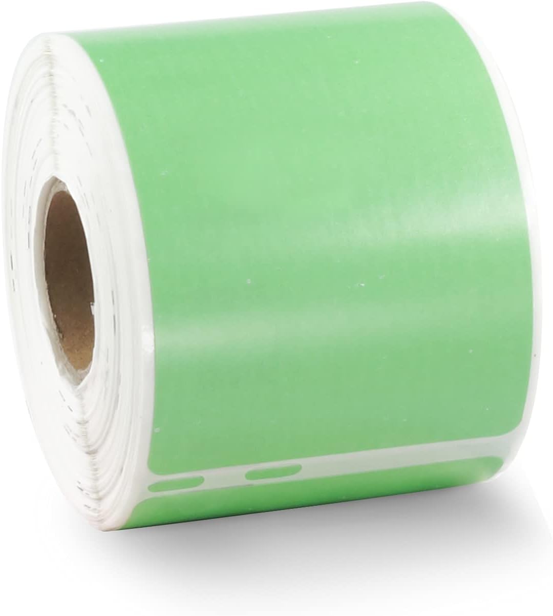 BETCKEY Colored Labels Compatible with Dymo 30323 (2-1/8" x 4") Name Badge Labels, Compatible for Dymo LabelWriter Thermal 450, 4XL & Zebra Desktop Printers [1 Roll, Green]