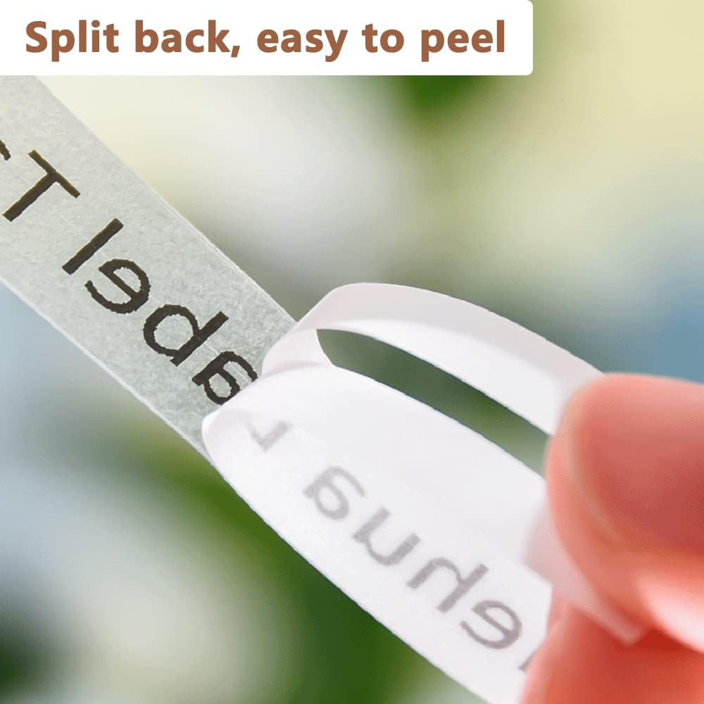 Hehua Tze Tz Tape 9mm 0.35 Laminated Clear Tape Compatible for Brother Label Maker Tape TZe-121 TZe121 TZ-121 TZ121 for Ptouch PT D210 D200 D220 D610 H110 1880, 3/8'' x 26.2ft Black on Clear, 3 Pack