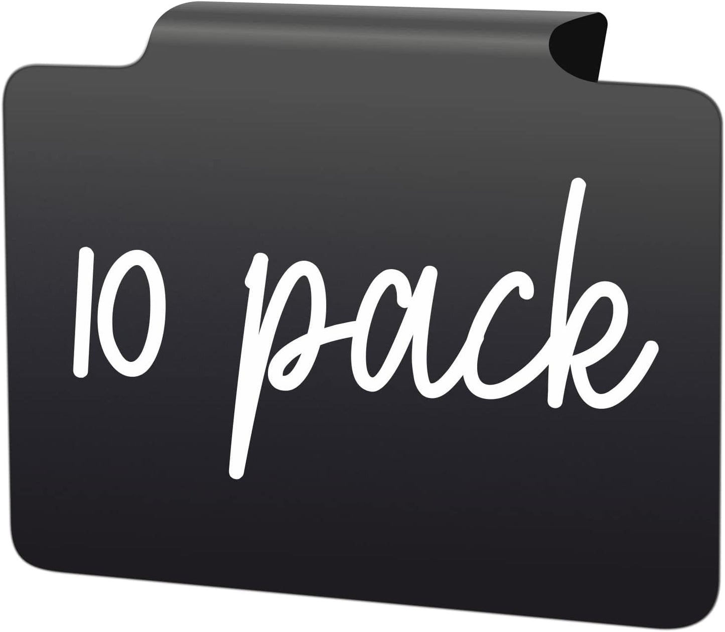 Basket Labels Clip On for Pantry Organization and Storage Baskets Bin Labels - Small Chalk Labels for Baskets - Black Bin Clip Labels for Baskets - Chalkboard Basket Tags Dry Erase Bin Labels Clip On