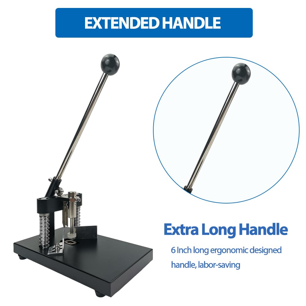 Corner Rounder Paper Punch Cutter,Heavy Duty 30mm/1.2” Thickness Round Corner Punch Commercial Card Cutter with R6mm R10mm Cutting Dies for Office Business