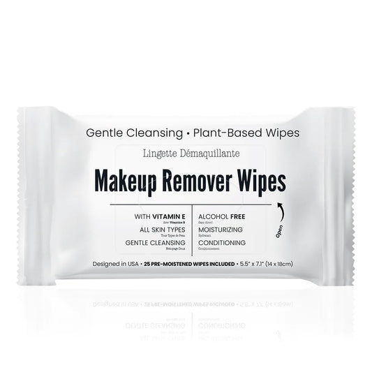 Bulk Makeup Remover Wipes - 25 Wipes per Bulk Pack - Resealable Packaging for Convenience